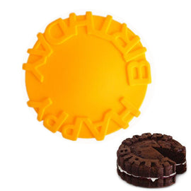 Happy Birthday Round Cake Mold