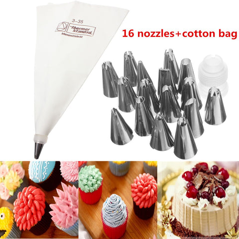 Icing Piping Steel Nozzles and Bag