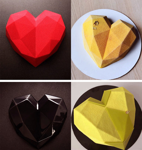 Diamond Heart Molding Pan