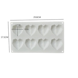 Diamond Heart Molding Pan