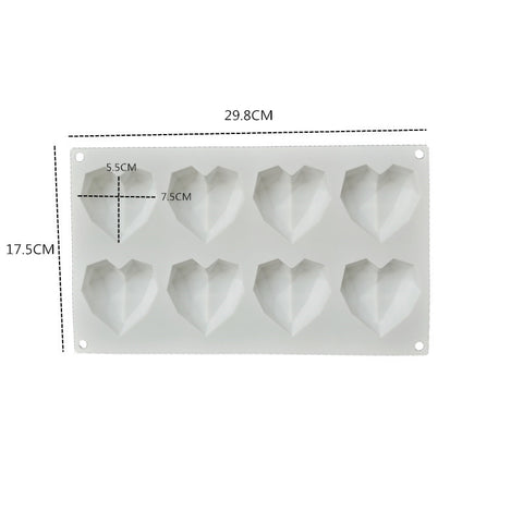 Diamond Heart Molding Pan